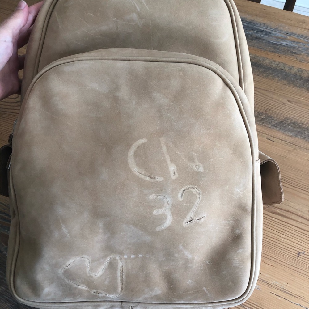 Leather backpack Kelly Tooke. Waterproof